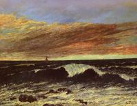 Courbet, Gustave - La Vague(The Wave)
